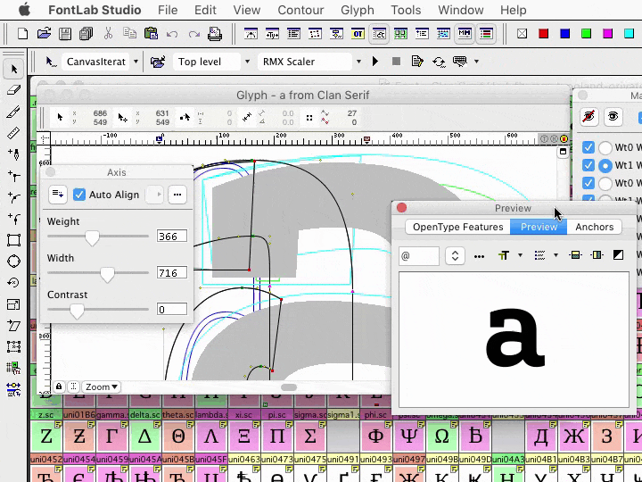 serial fontlab