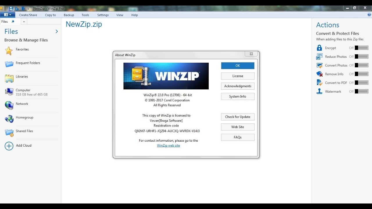 codigo de ativacao winzip gratis