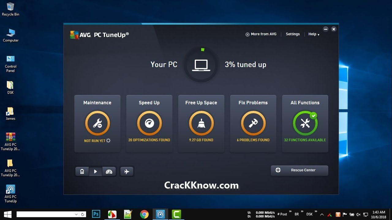 AVG PC TuneUp 2020 Crack With Working Keygen & Keys {Latest}