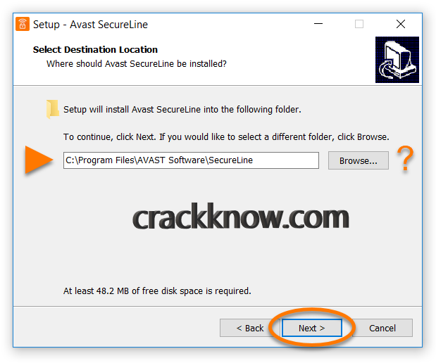 avast secure vpn license key file location