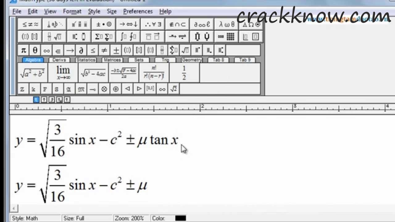 MathType 7.9.6 Crack + Keygen (Latest 2024) Full Free Download