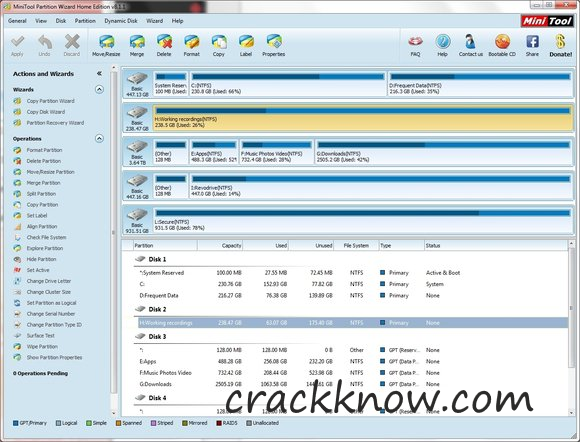 Mini tools partition wizard startimes