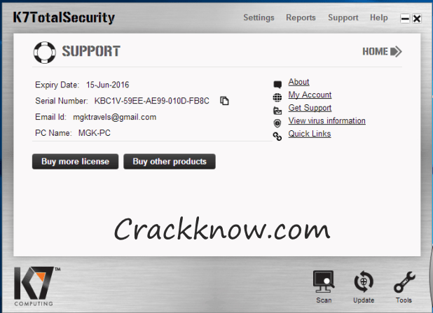K7 Total Security 2020 Crack With Serial Key Free Download
