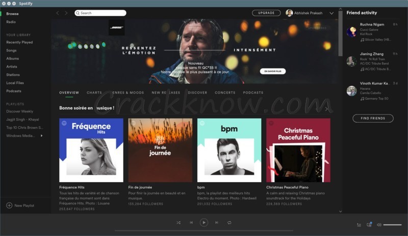 Spotify Premium v8.7.4.1056 APK Crack {Win + Mac + APK} Download 2022