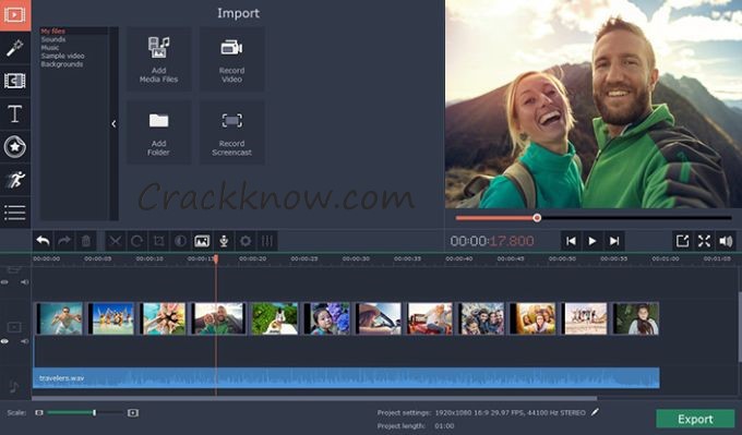 key movavi video editor plus 2022