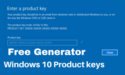 Windows 10 Product Key Generator For All Version [Ultimate 32/64-bit] 2024